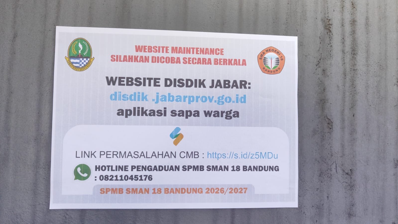 Website Sedang Maintenance, Silahkan dicoba secara berkala